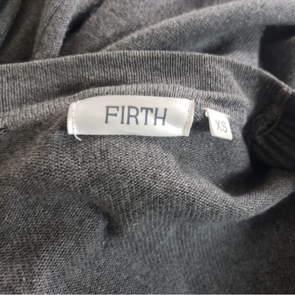 Firth cashmere silk waterfall sweater cardigan tunic top wrap blouse - Picture 10 of 11